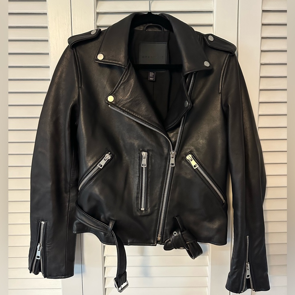 Classic Genuine Leather Moto Jacket
